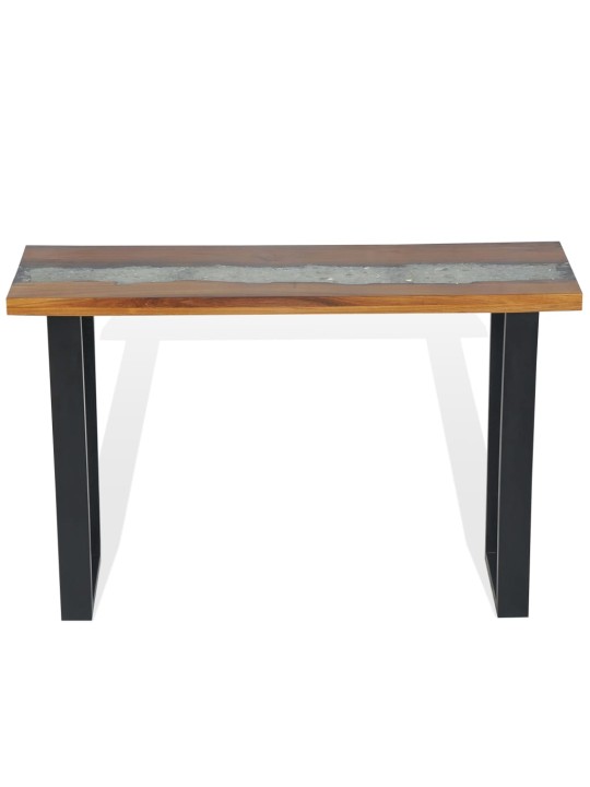 Odkládací stolek, teak, 100x35x75 cm