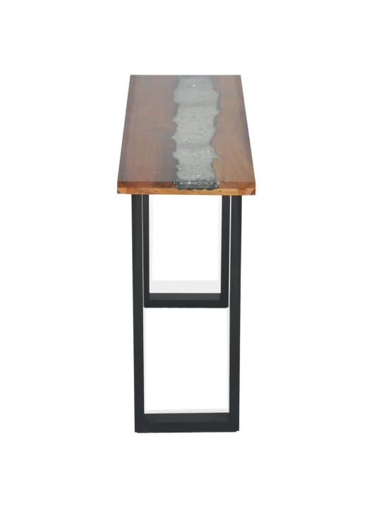 Odkládací stolek, teak, 100x35x75 cm
