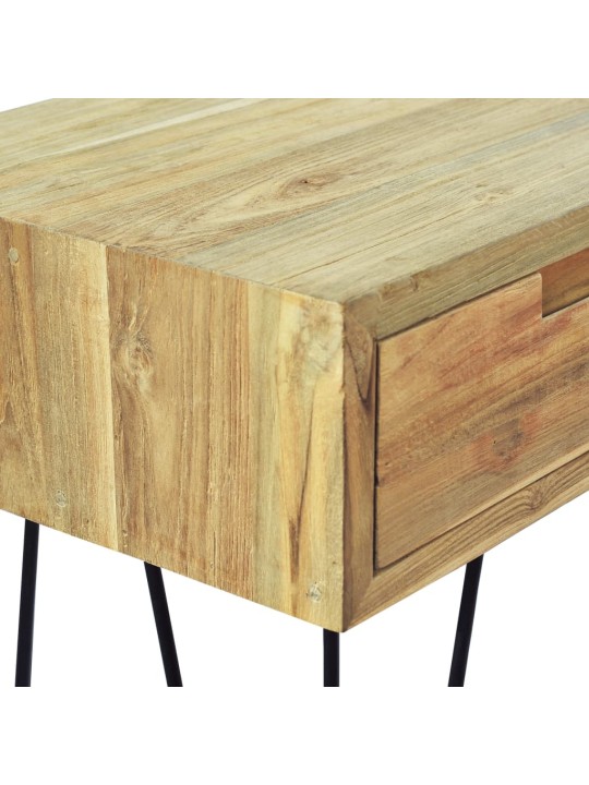 Odkládací stolek, masivní teak, 120x35x76 cm