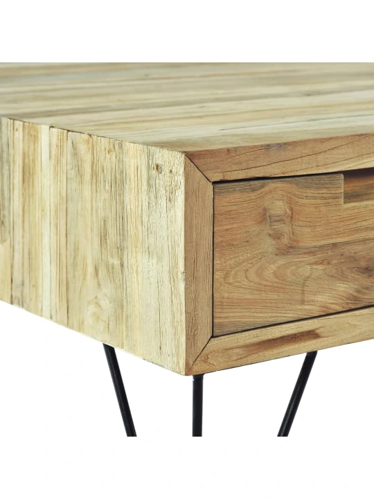 Konferenční stolek, masivní teak, 80x80x40 cm
