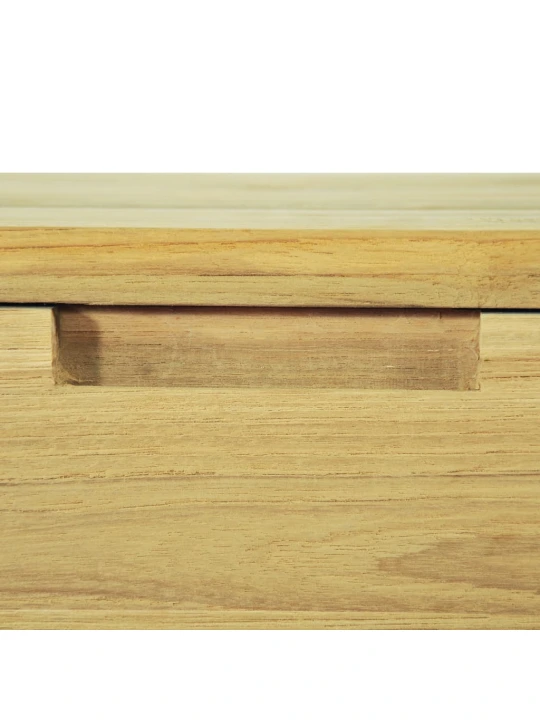 Konferenční stolek, masivní teak, 80x80x40 cm