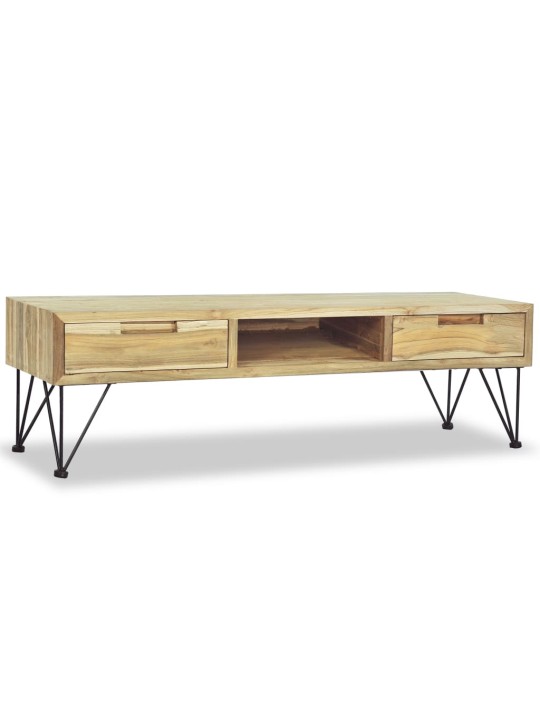 TV stolek 120 x 35 x 35 cm masivní teak