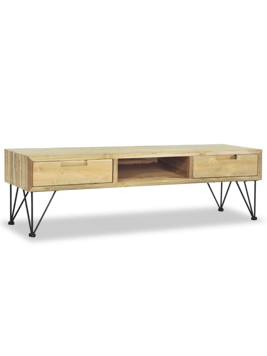 TV stolek 120 x 35 x 35 cm masivní teak