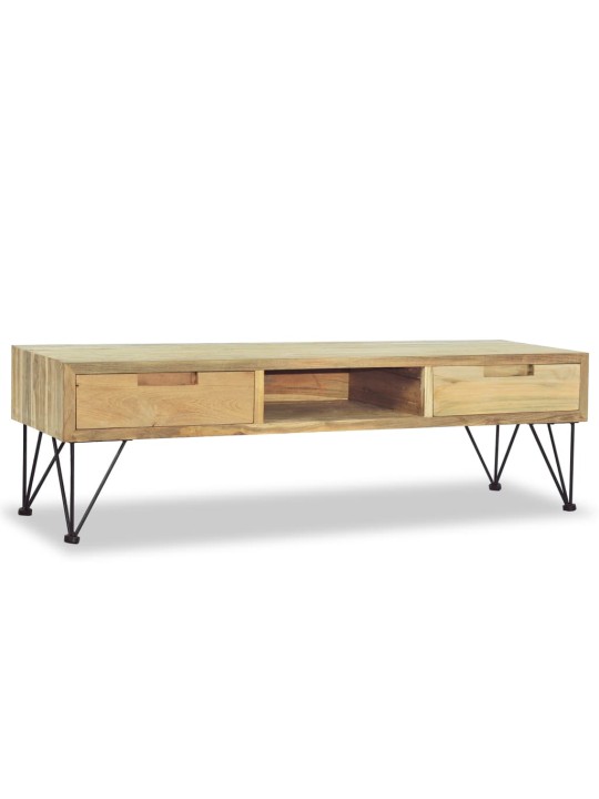 TV stolek 120 x 35 x 35 cm masivní teak
