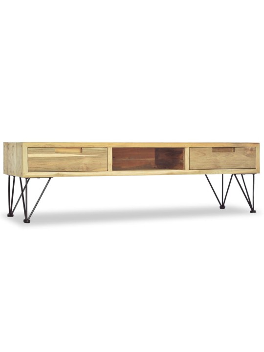 TV stolek 120 x 35 x 35 cm masivní teak