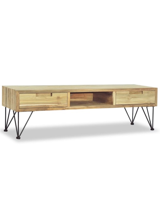 TV stolek 120 x 35 x 35 cm masivní teak