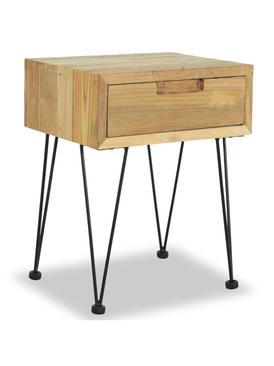 Noční stolek 40 x 30 x 50 cm masivní teak