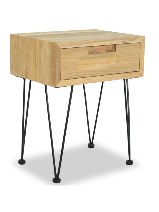 Noční stolek 40 x 30 x 50 cm masivní teak