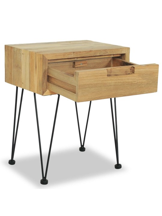 Noční stolek 40 x 30 x 50 cm masivní teak