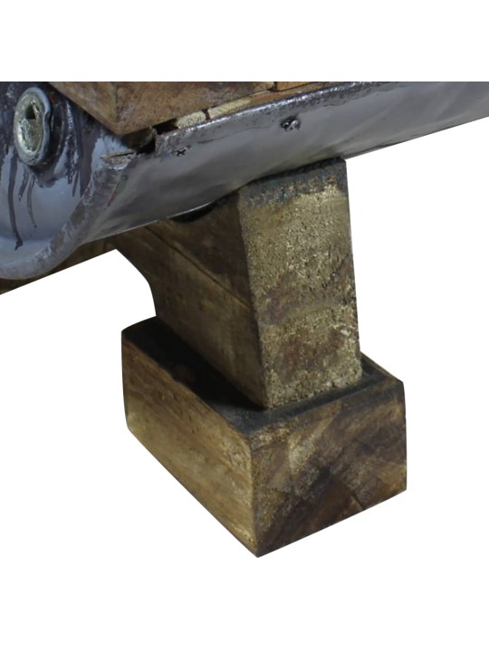 Konferenční stolek směs recyklovaného dřeva 90 x 50 x 35 cm