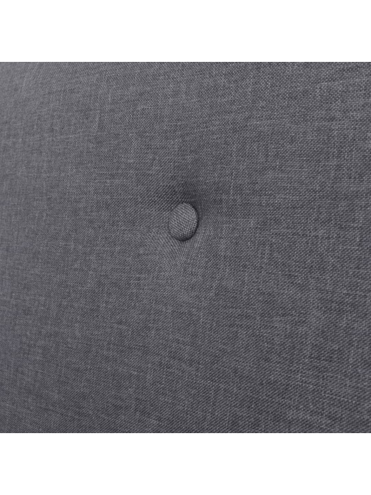 Křeslo tmavě šedé textil