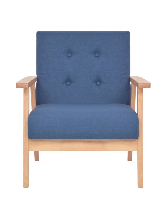 Křeslo modré textil