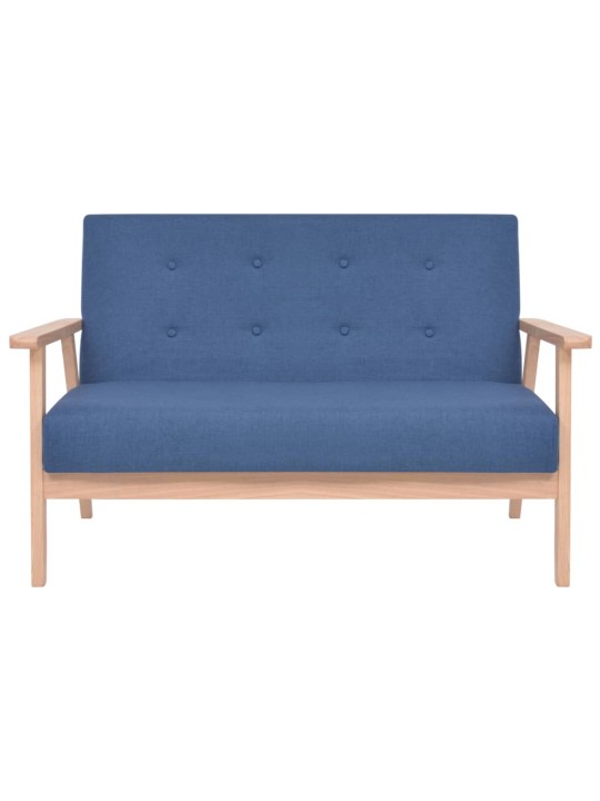 2místná sedačka textil modrá