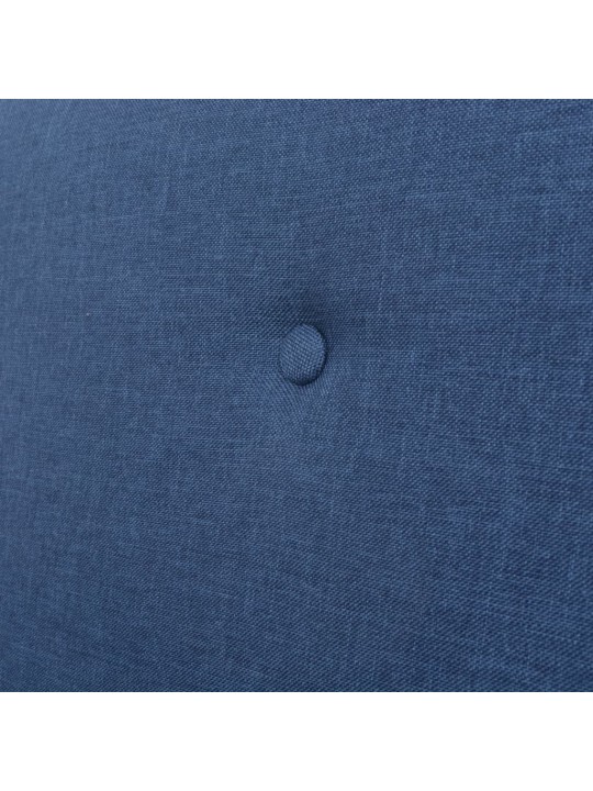 Trojmístná sedačka, textil, modrá