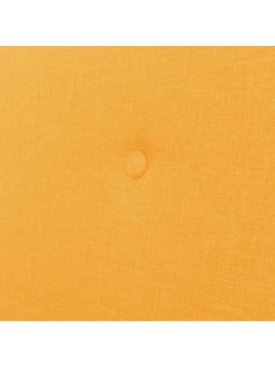 Dvoumístná sedačka, textil, žlutá