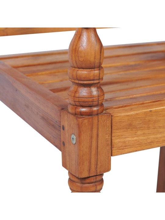 4dílná zahradní sedací souprava s poduškami masivní teak
