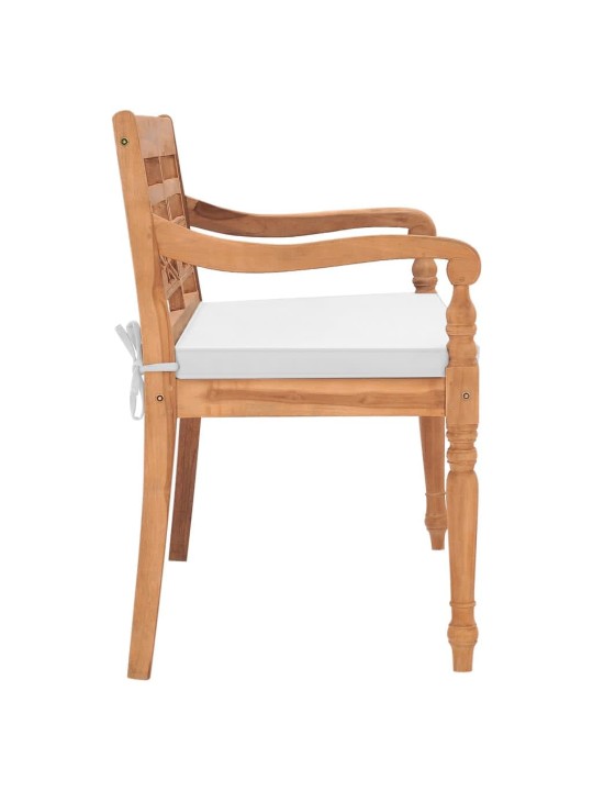 Lavice Batavia s poduškou 120 cm teak