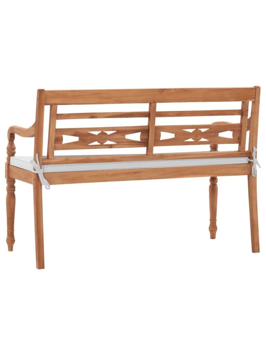 Lavice Batavia s poduškou 120 cm teak