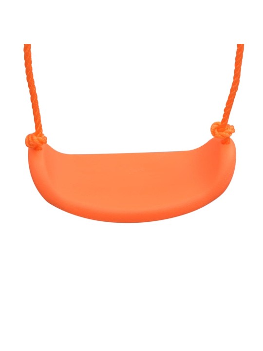 Houpačka pro jedno dítě a houpačka pro batole 2 v 1 oranžová