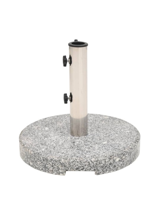 Stojan na slunečník, žulový kulatý, 20 kg