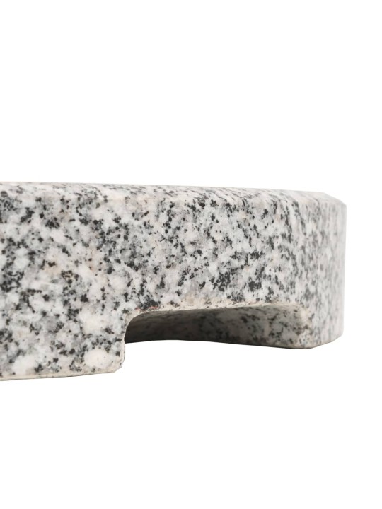 Stojan na slunečník, žulový kulatý, 20 kg
