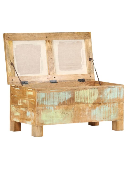 Úložná lavice masivní recyklované dřevo 80 x 40 x 40 cm