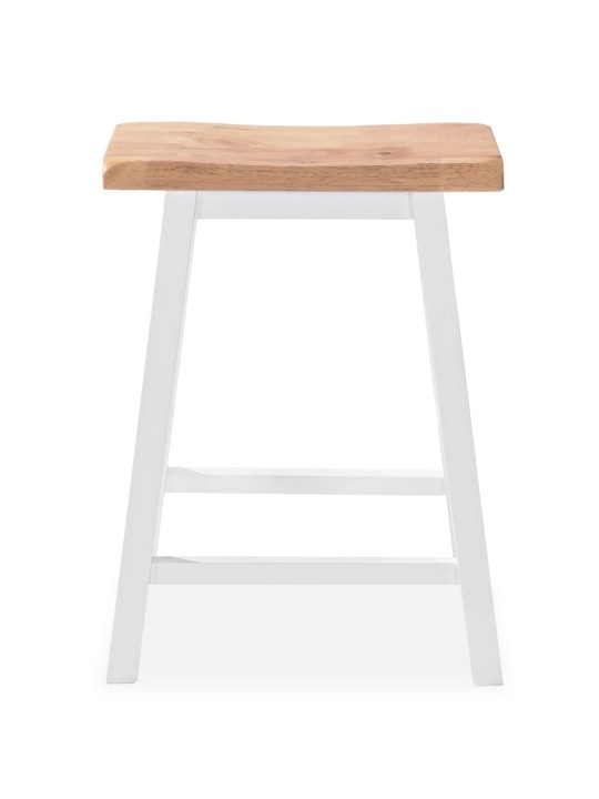3dílný barový set MDF bílý