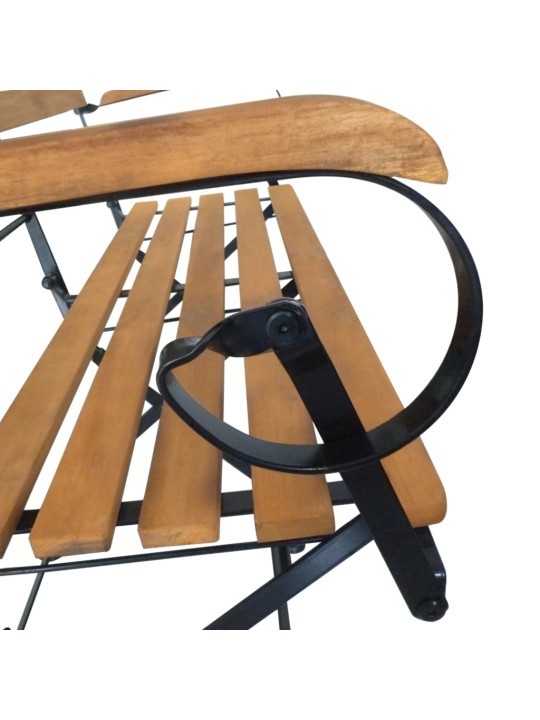 Skládací zahradní lavice 112 cm masivní akácie