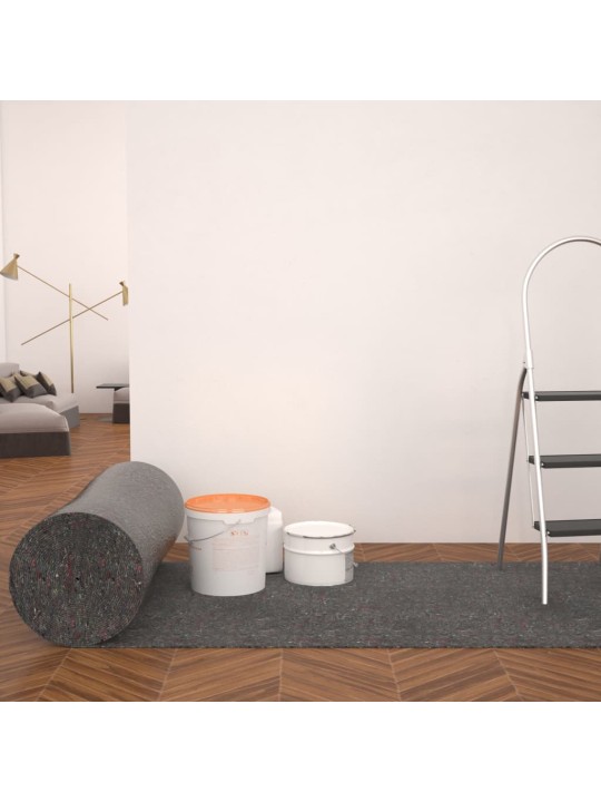 Protiskluzové folie, malířský fleece, 50 m 180 g/m², šedá
