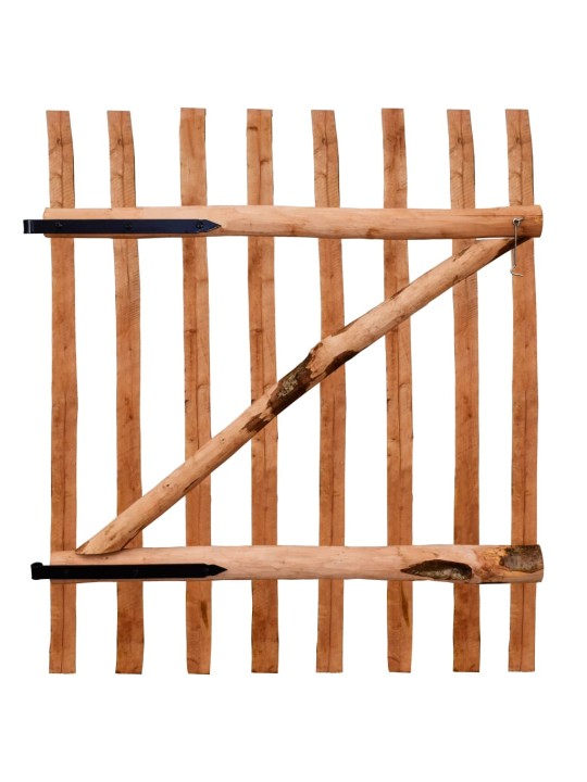 Zahradní branka impregnované lískové dřevo 100 x 120 cm