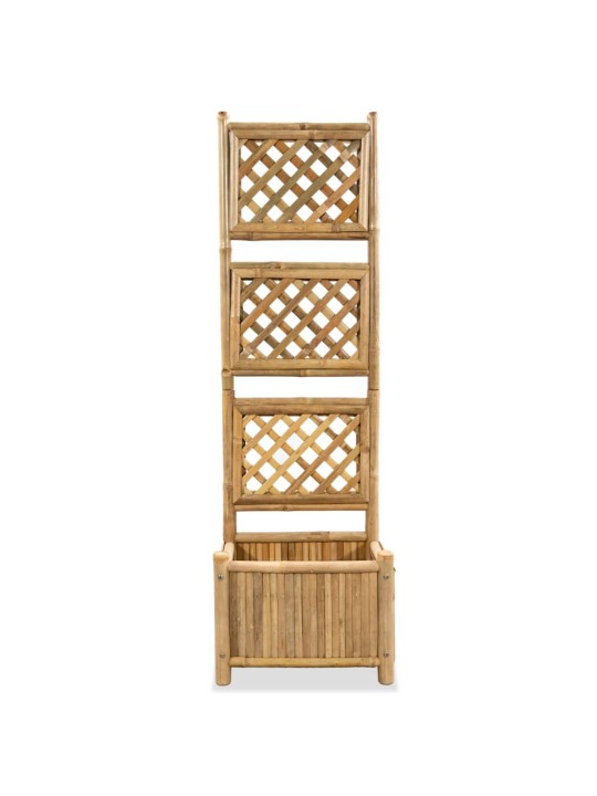 Vyvýšený záhon s treláží bambus 40 cm