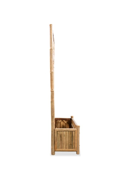 Vyvýšený záhon s treláží bambus 70 cm