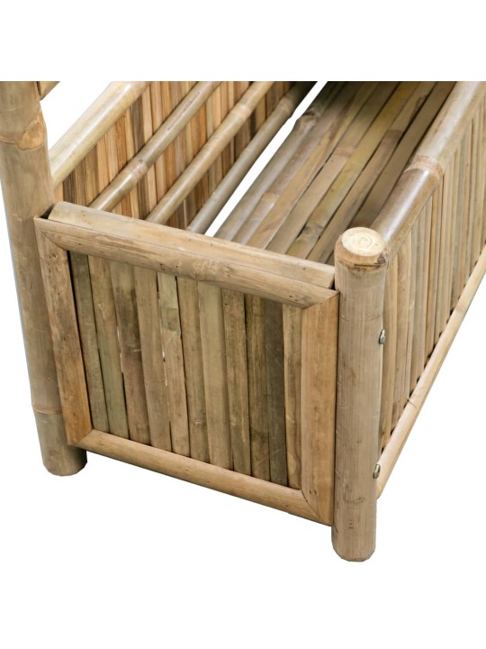 Vyvýšený záhon s treláží bambus 70 cm