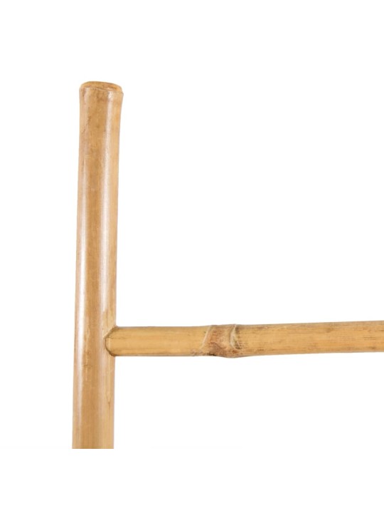 Žebřík na ručníky s 5 příčlemi, bambus, 150 cm