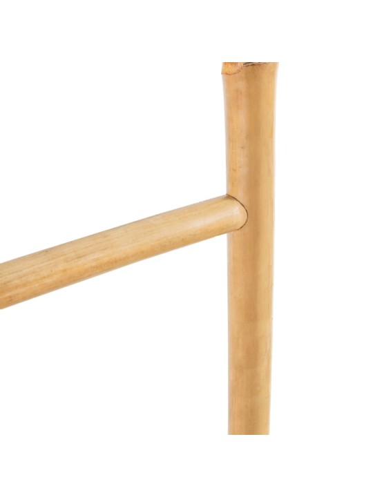 Žebřík na ručníky s 5 příčlemi, bambus, 150 cm