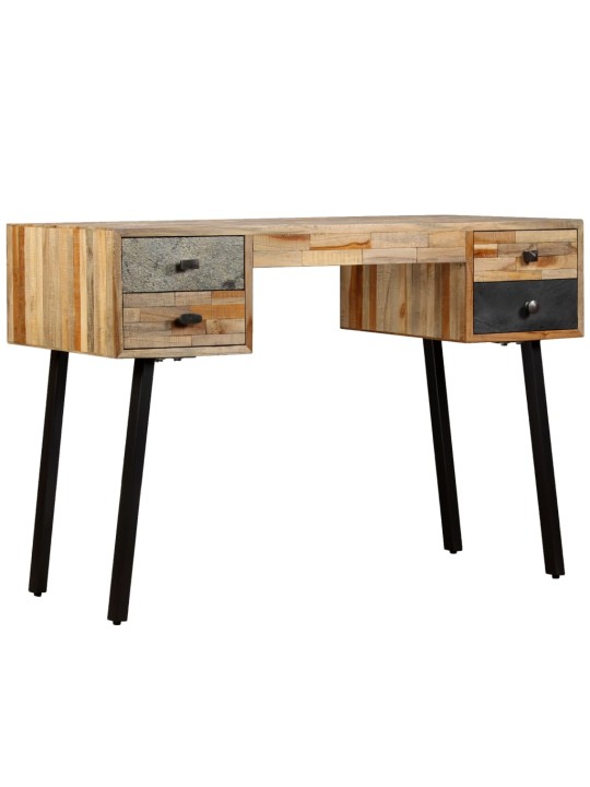 Psací stůl masivní recyklovaný teak 110 x 50 x 76 cm
