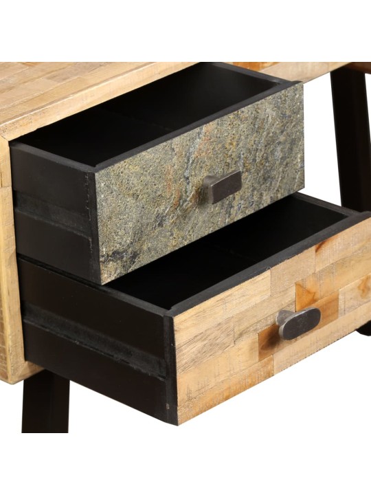 Psací stůl masivní recyklovaný teak 110 x 50 x 76 cm