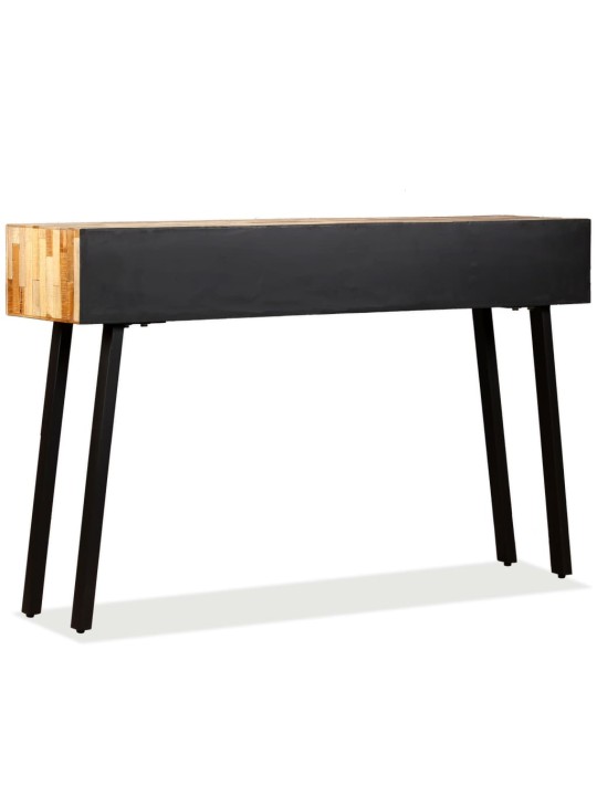 Konzolový stolek, masivní recyklovaný teak 120x30x76 cm