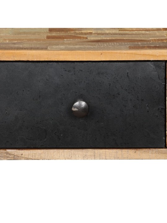 Konzolový stolek, masivní recyklovaný teak 120x30x76 cm