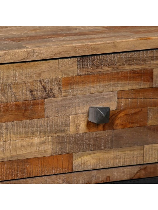 Boční skříňka s 6 zásuvkami recyklovaný teak 70 x 30 x 76 cm