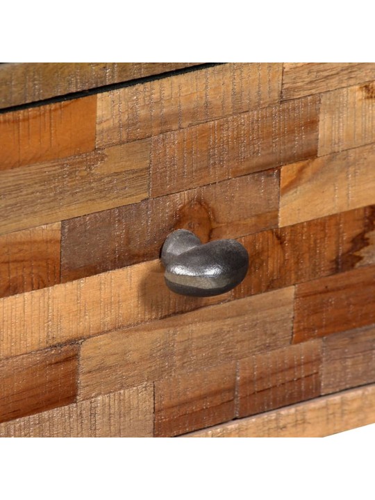Boční skříňka s 6 zásuvkami recyklovaný teak 70 x 30 x 76 cm