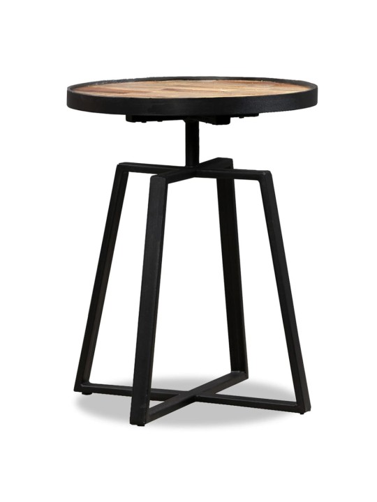 Kulatý odkládací stolek z masivního recyklovaného teaku