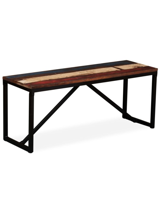 Lavice masivní recyklované dřevo 110 x 35 x 45 cm