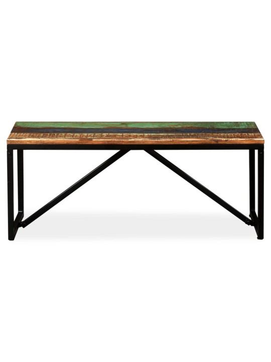 Lavice masivní recyklované dřevo 110 x 35 x 45 cm