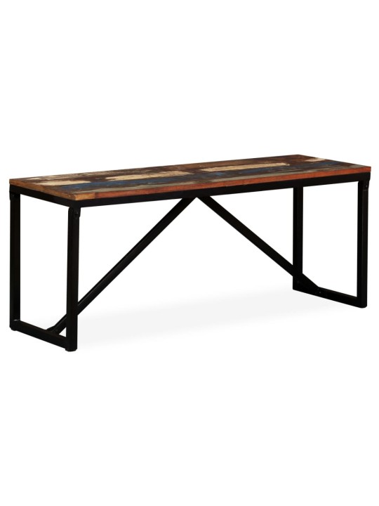 Lavice masivní recyklované dřevo 110 x 35 x 45 cm