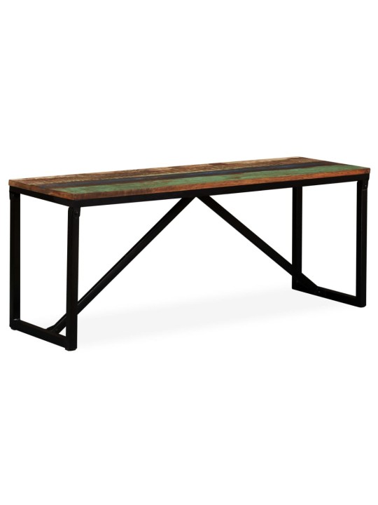 Lavice masivní recyklované dřevo 110 x 35 x 45 cm