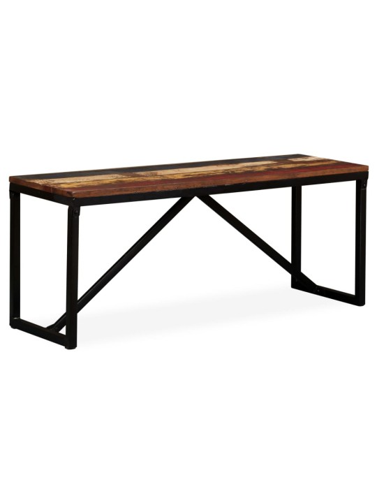 Lavice masivní recyklované dřevo 110 x 35 x 45 cm