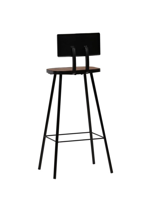 3dílný barový set masivní recyklované dřevo