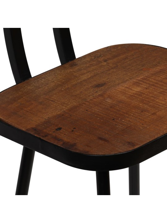 3dílný barový set masivní recyklované dřevo