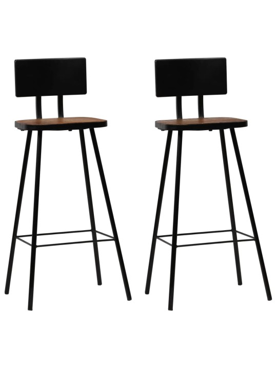 3dílný barový set masivní recyklované dřevo
